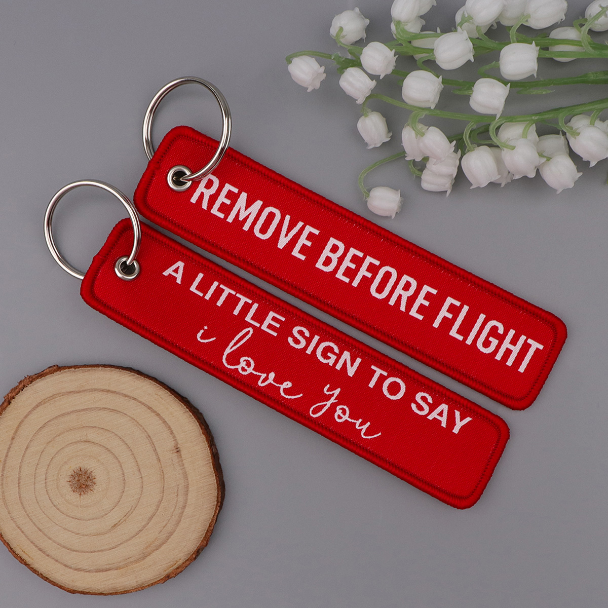 Car Accessories Quotation - 1 pçs cotação bordado chaves tag