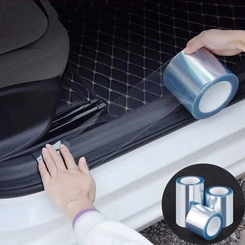 Car Door Edge Guard - Película Protetora Transparente para Soleira de