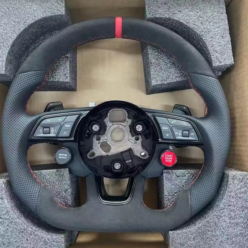 Car Accessories For Steering Wheel - Volante de carro em couro camurça