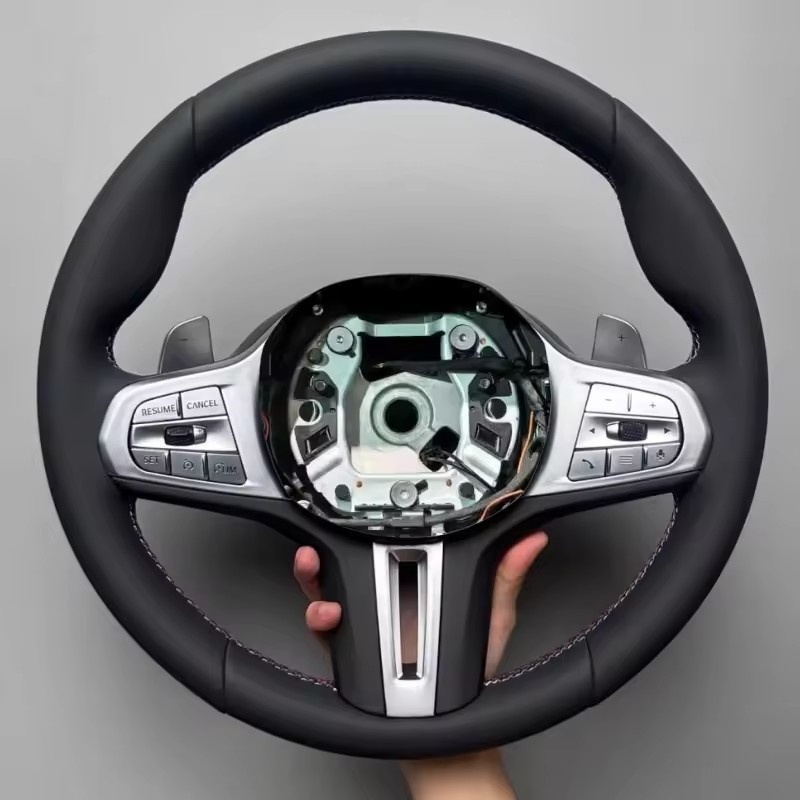Car Accessories For Steering Wheel - Volante de carro em couro para