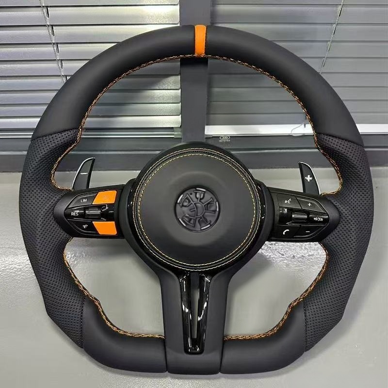 Car Accessories For Steering Wheel - Volante de carro em couro para