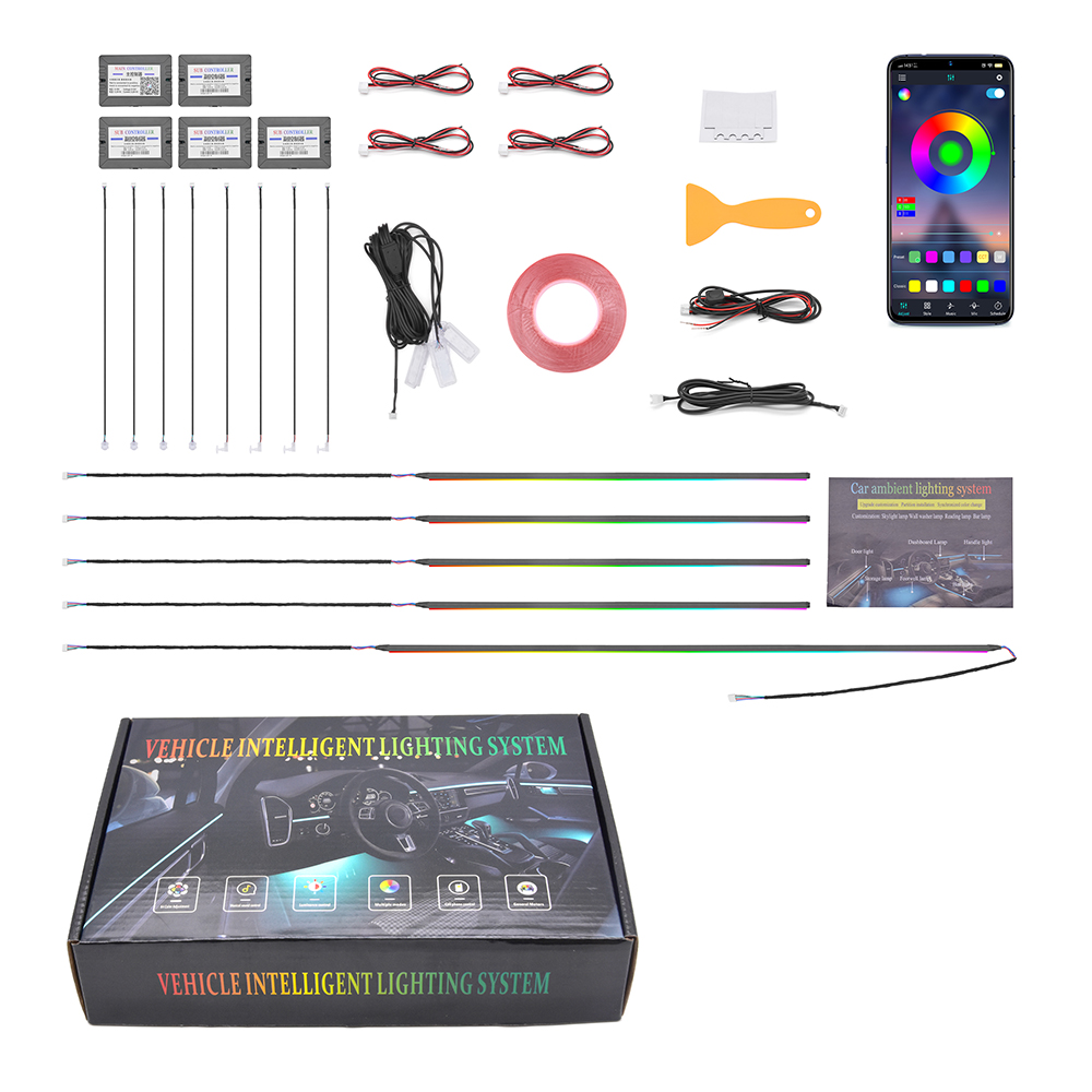 Led Interior Ambient Light - Kit de Luz Ambiente para Carro