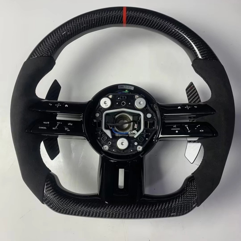 Car Accessories For Steering Wheel - Acessórios de Couro Personalizados em Fibra