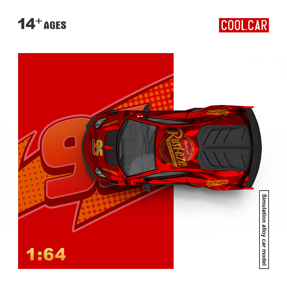 Car Accessories Company - Carro de Coleção Diecast 1:64 GT