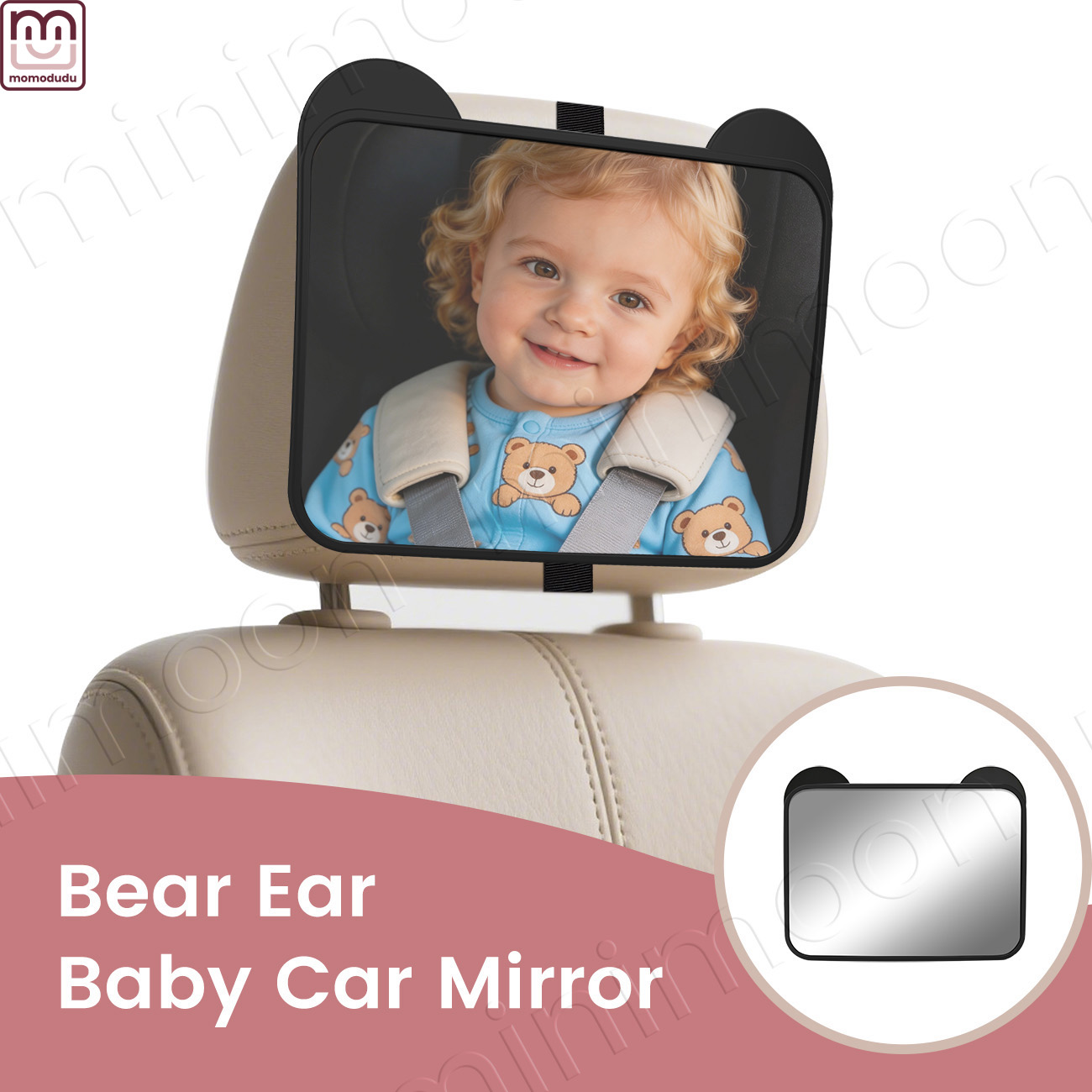 Car Accessories For Baby - Espelho de Carro com Orelhas de