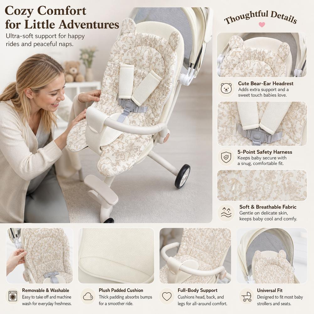 Car Accessories For Baby - Almofada de Assento para Carrinho de