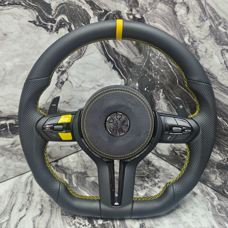 Car Accessories For Steering Wheel - Volante de carro em couro camurça