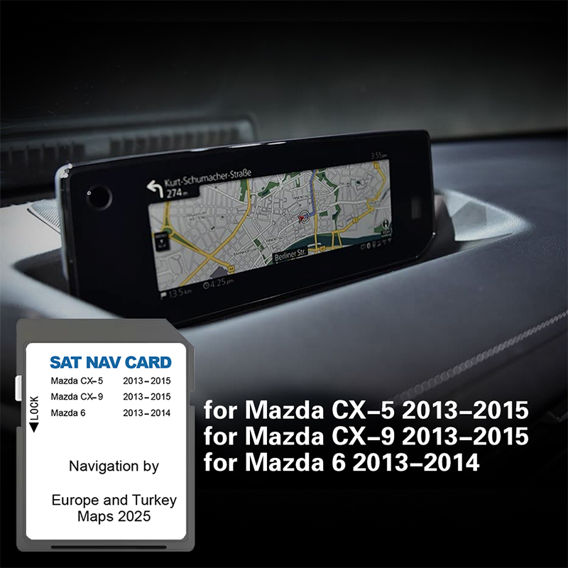 Car Accessories Uk - Cartão SD Navi Europa Reino Unido