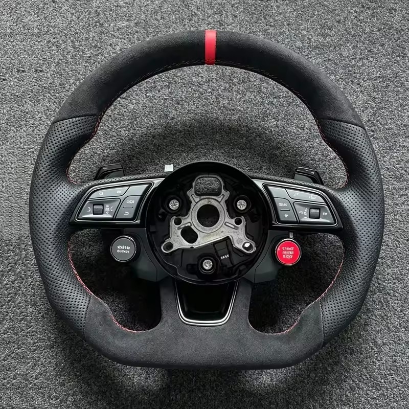 Volante de carro em couro camu - Car Accessories For Steering Wheel avaliação e preço