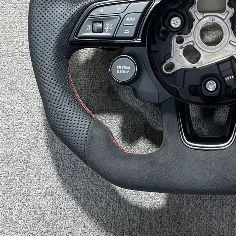 Volante de carro em couro camu - Car Accessories For Steering Wheel avaliação e preço