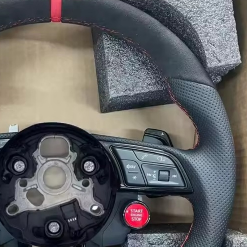 Volante de carro em couro camu - Car Accessories For Steering Wheel avaliação e preço