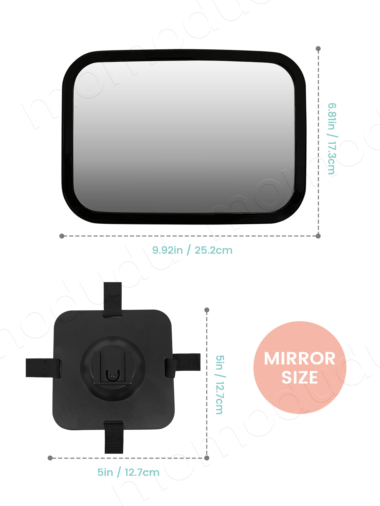 360 °   Espelho giratório e re - Car Accessories For Baby avaliação e preço