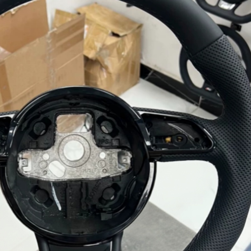 Volante de carro em couro para - Car Accessories For Steering Wheel avaliação e preço