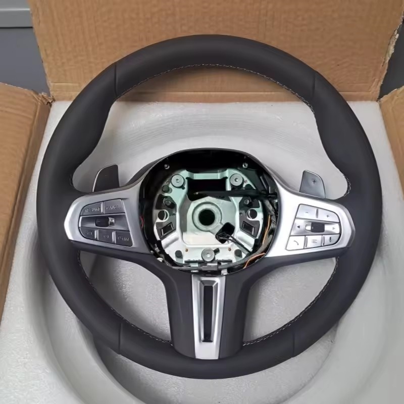 Volante de carro em couro para - Car Accessories For Steering Wheel avaliação e preço