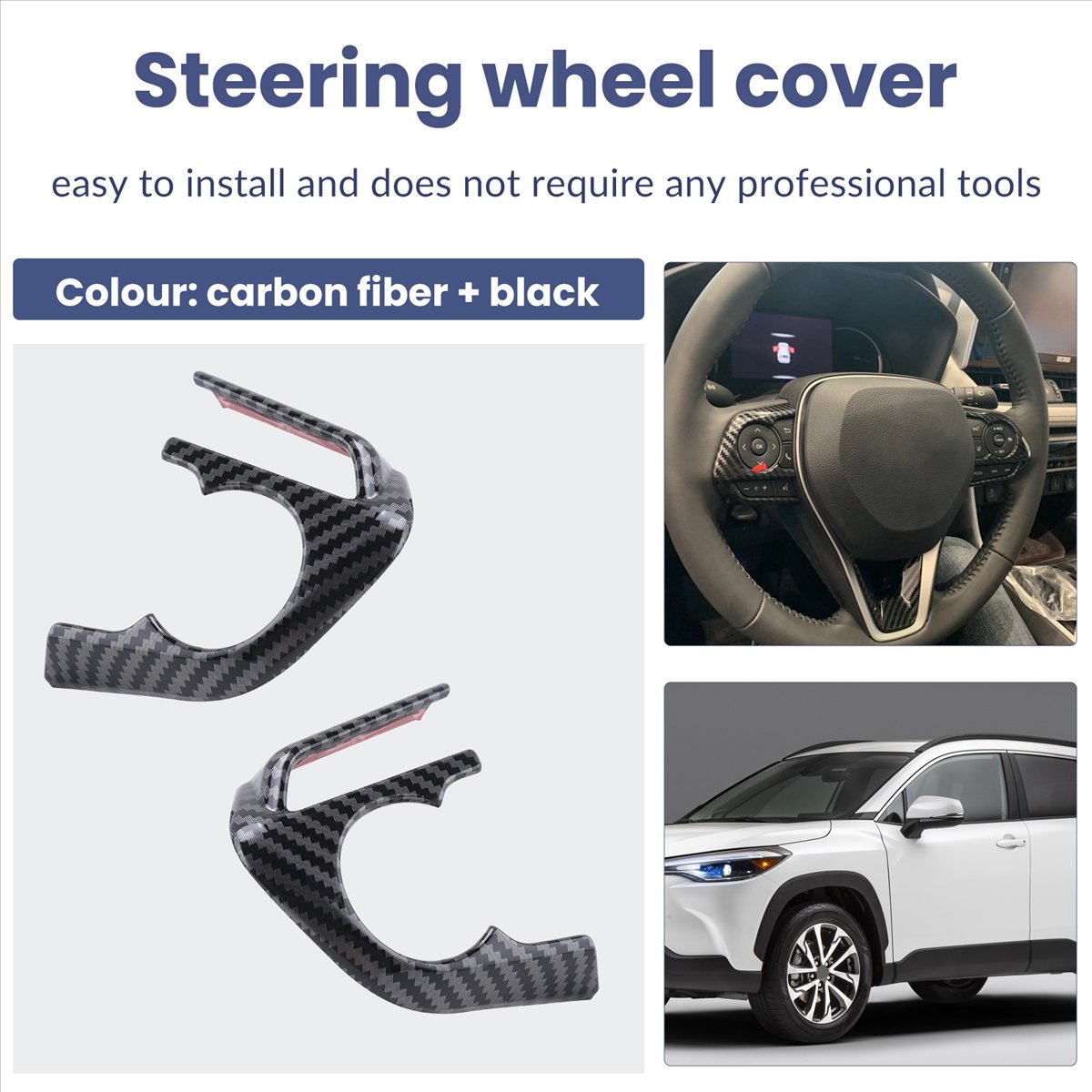 Super Promoção para Toyota Cro - Car Accessories For Steering Wheel avaliação e preço