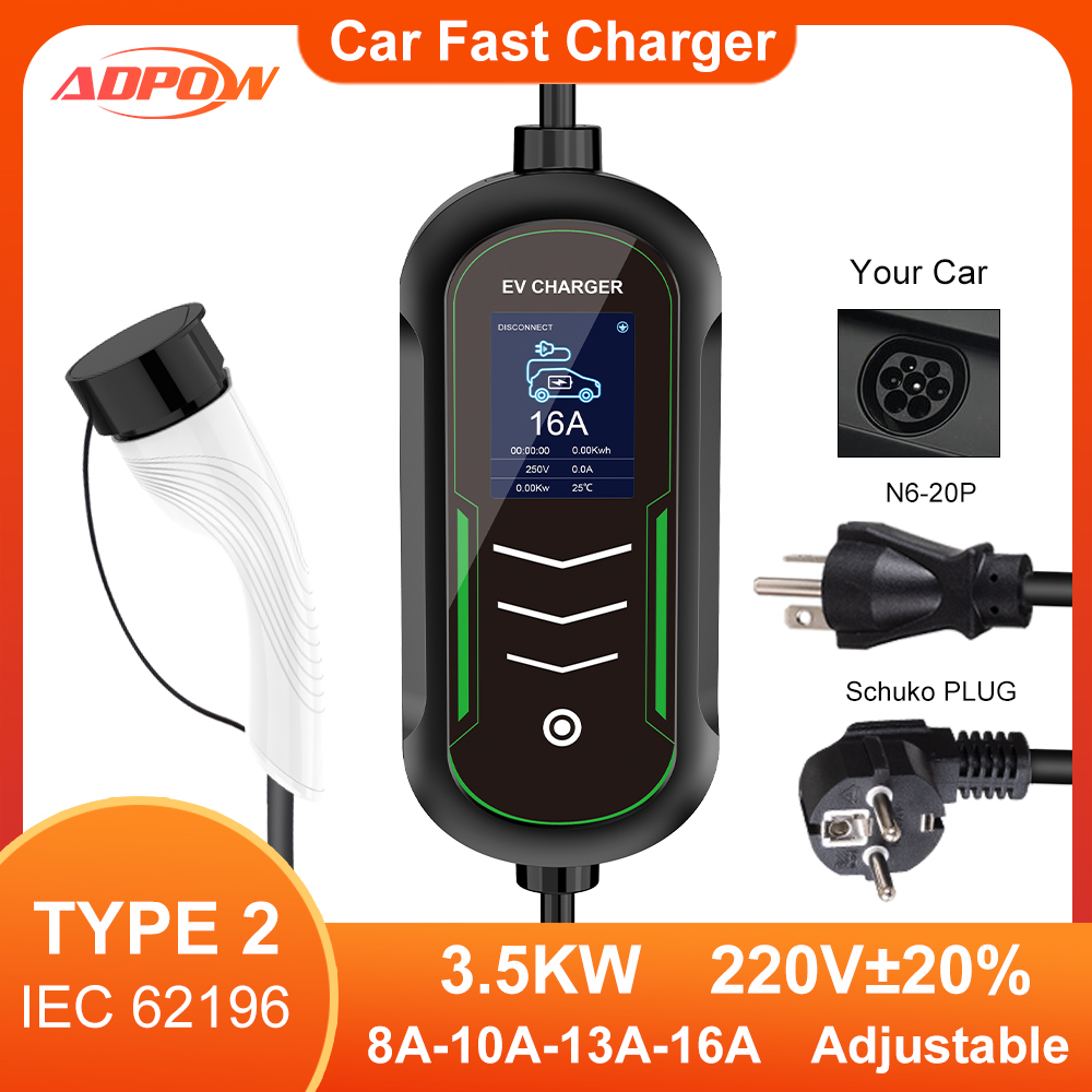 Adpowev 16a ev carregadores ty - Car Accessories Uk avaliação e preço