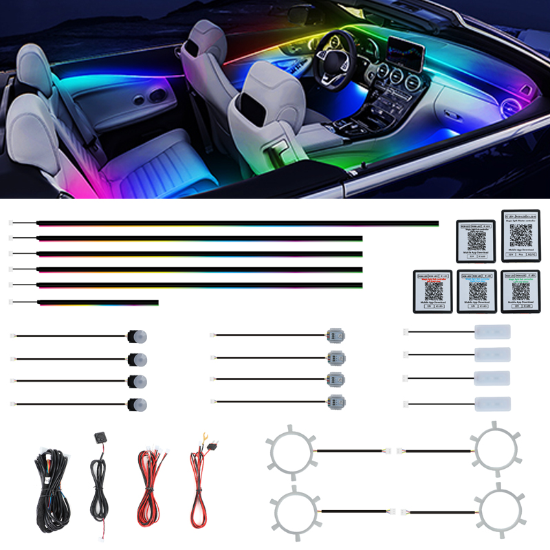 Kit de Luzes LED RGBIC para In - Led Interior Ambient Light avaliação e preço