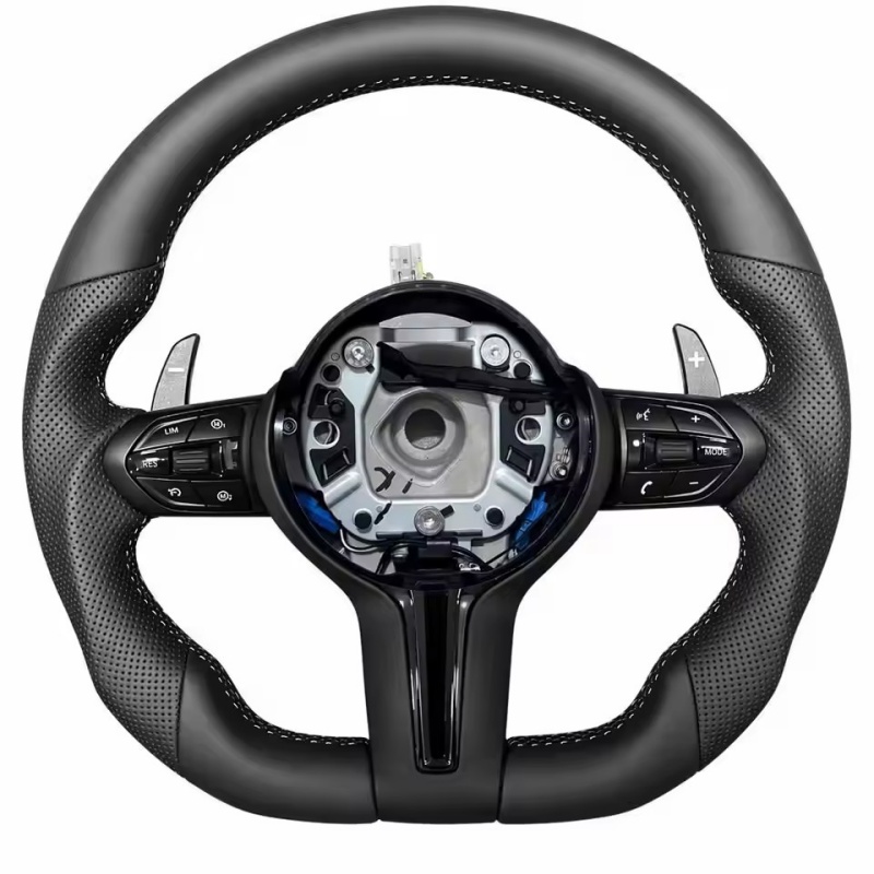 Volante de carro em couro para - Car Accessories For Steering Wheel avaliação e preço